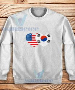 Patriotik-Amerika-Korea-Sweatshirt