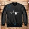 Acoustic Guitar Heartbeat Sweatshirt