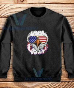 4th Of July Bald Eagle Sweatshirt